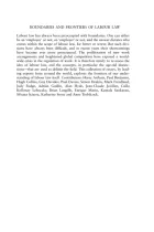 Product cover for Boundaries and Frontiers of Labour Law