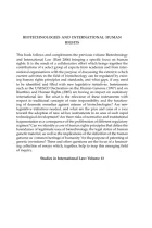 Product cover for Biotechnologies and International Human Rights