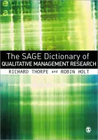Product cover for The SAGE Dictionary of Qualitative Management Research