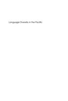 Product cover for Language Diversity in the Pacific