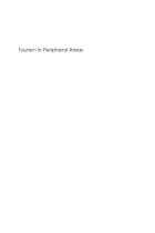 Product cover for Tourism in Peripheral Areas