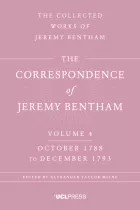 Product cover for The Correspondence of Jeremy Bentham, Volume 4