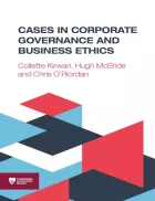 Product cover for Cases in Corporate Governance and Business Ethics