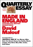 Product cover for Quarterly Essay 12 Made in England