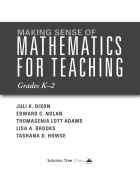 Product cover for Making Sense of Mathematics for Teaching Grades K-2