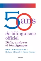 Product cover for 50 ans de bilinguisme officiel