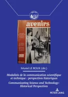 Product cover for Modalités de la communication scientifique et technique / Communicating Science and Technology