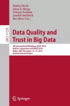 Product cover for Data Quality and Trust in Big Data