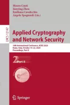 Product cover for Applied Cryptography and Network Security
