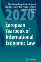 Product cover for European Yearbook of International Economic Law 2020