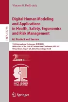 Product cover for Digital Human Modeling and Applications in Health, Safety, Ergonomics and Risk Management. AI, Product and Service