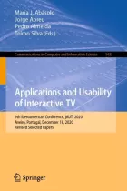Product cover for Applications and Usability of Interactive TV