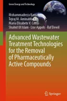 Product cover for Advanced Wastewater Treatment Technologies for the Removal of Pharmaceutically Active Compounds