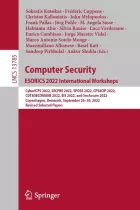 Product cover for Computer Security. ESORICS 2022 International Workshops
