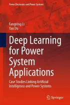 Product cover for Deep Learning for Power System Applications