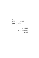 Product cover for Wo Architekten arbeiten / Where Architects Work