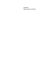 Product cover for Frage, Antwort und Fokus
