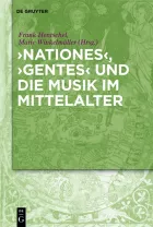 Product cover for &#039;Nationes&#039;, &#039;Gentes&#039; und die Musik im Mittelalter