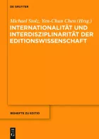 Product cover for Internationalität und Interdisziplinarität der Editionswissenschaft