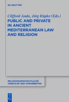 Product cover for Public and Private in Ancient Mediterranean Law and Religion