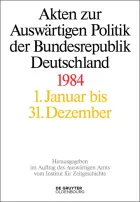 Product cover for Akten zur Auswärtigen Politik der Bundesrepublik Deutschland 1984