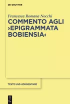 Product cover for Commento agli "Epigrammata Bobiensia"