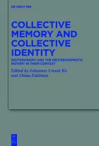Product cover for Collective Memory and Collective Identity