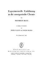 Product cover for Experimentelle Einführung in die unorganische Chemie