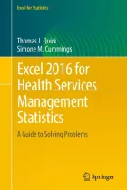 Product cover for Excel 2016 for Health Services Management Statistics