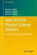 Product cover for Excel 2016 for Physical Sciences Statistics