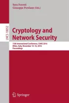 Product cover for Cryptology and Network Security