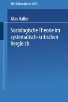 Product cover for Soziologische Theorie im systematisch-kritischen Vergleich