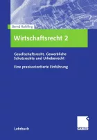 Product cover for Wirtschaftsrecht 2