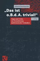 Product cover for Das ist o.B.d.A. trivial!
