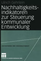 Product cover for Nachhaltigkeitsindikatoren zur Steuerung kommunaler Entwicklung