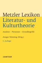 Product cover for Metzler Lexikon Literatur- und Kulturtheorie