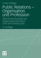 Product cover for Public Relations - Organisation und Profession