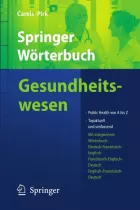 Product cover for Springer Wörterbuch Gesundheitswesen