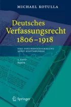 Product cover for Deutsches Verfassungsrecht 1806 - 1918