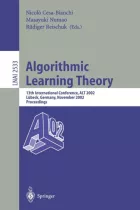 Product cover for Algorithmic Learning Theory