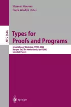 Product cover for Types for Proofs and Programs