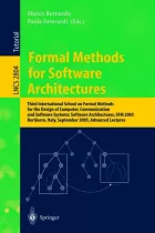 Product cover for Formal Methods for Software Architectures