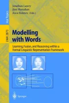 Product cover for Modelling with Words