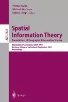 Product cover for Spatial Information Theory. Foundations of Geographic Information Science