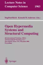Product cover for Open Hypermedia Systems and Structural Computing