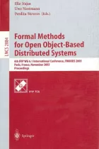 Product cover for Formal Methods for Open Object-Based Distributed Systems
