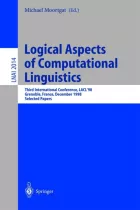 Product cover for Logical Aspects of Computational Linguistics