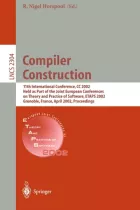Product cover for Compiler Construction