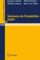 Product cover for Seminaire de Probabilites XXXIV