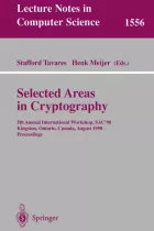Product cover for Selected Areas in Cryptography